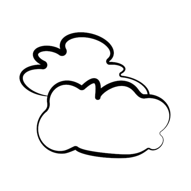 Вектор Синтез в плоском векторном шаблоне sky cloud icon design