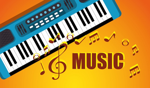 synthesizer musical instrument icon