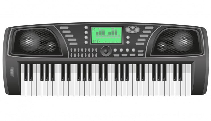 Vector synthesizer vector illustration