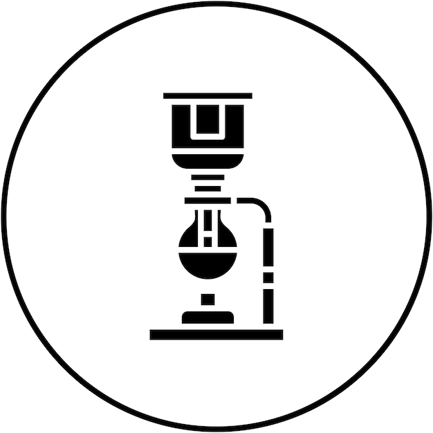 Vector syphon icon vector image can be used for coffee shop