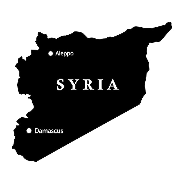 シリアの国地図のアイコン