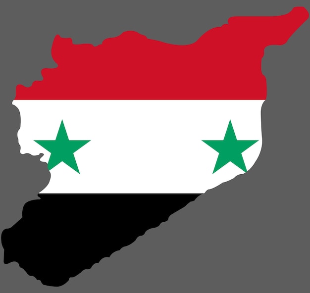 Syria flag vector 2