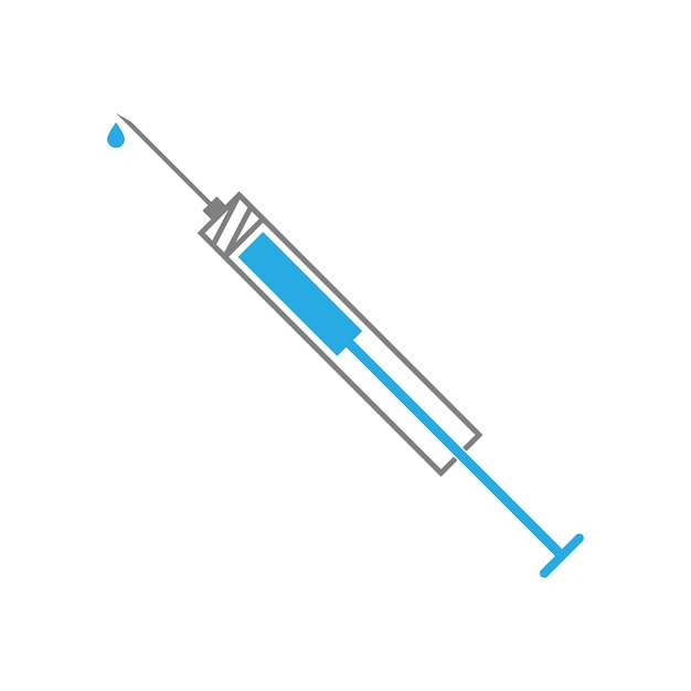 Syringe icon design illustration