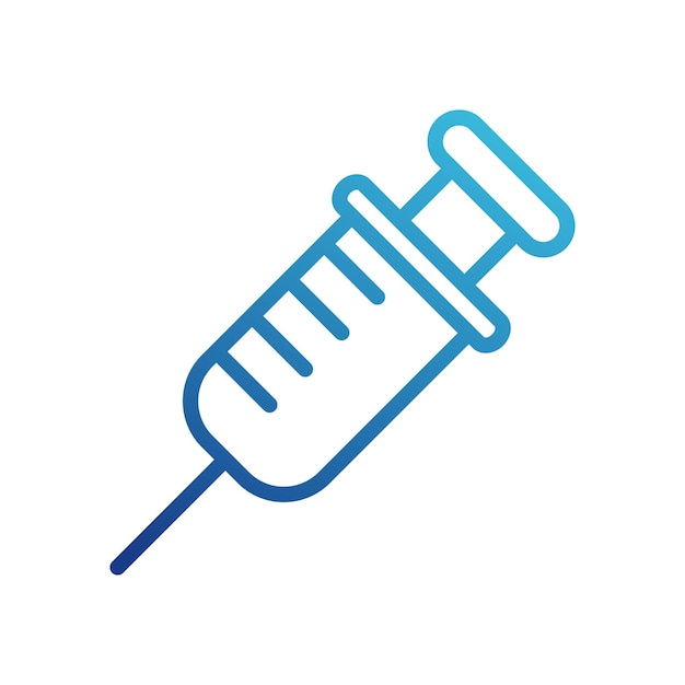 Vector syringe icon design vector template