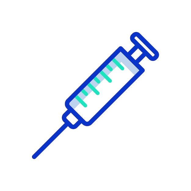 Vector syringe icon design vector template