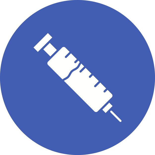 Vector syringe icon vector image can be used for research and science