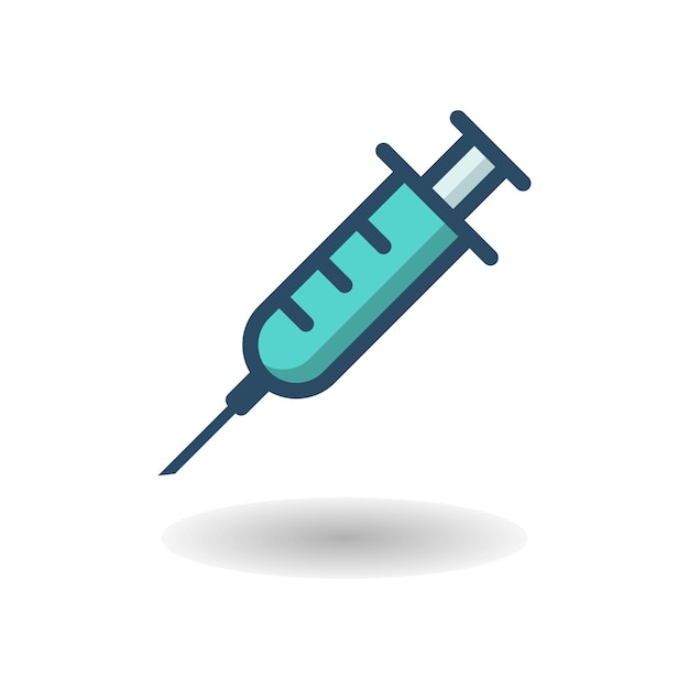 Syringe icon vector on trendy design