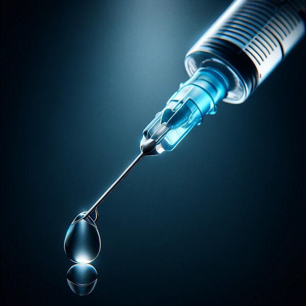 Syringe Needle with Droplet Precision and Cleanliness