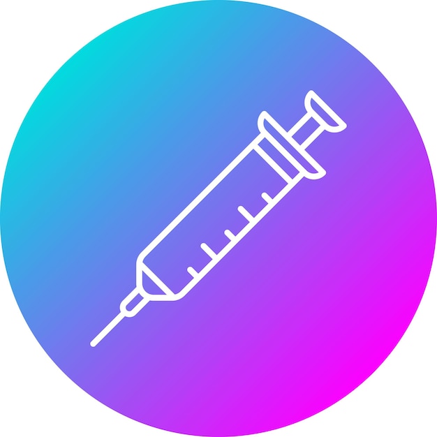 Syringe vector icon Can be used for Research and Science iconset