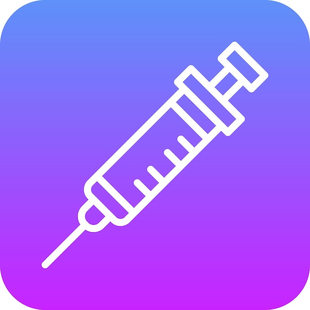 Syringe vector icon illustration of Chemistry iconset