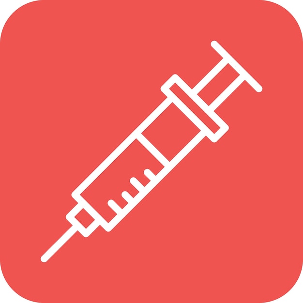 Syringe vector icon illustration of Research and Science iconset