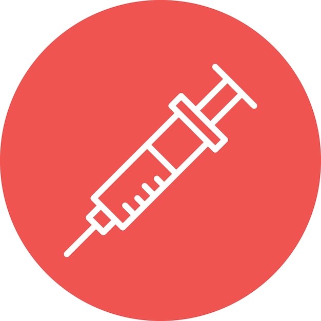 Syringe vector icon illustration of Research and Science iconset