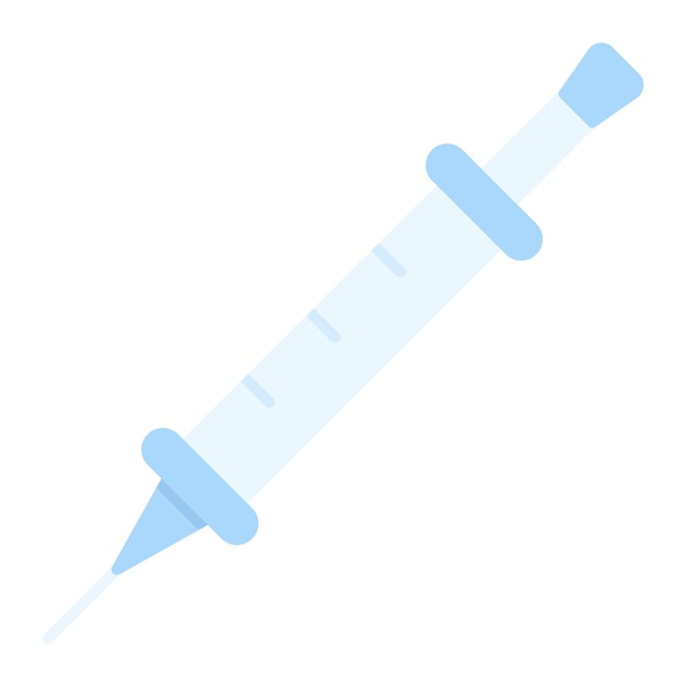 Syringe vector illustration style