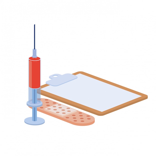 Syringe with liquid isolated