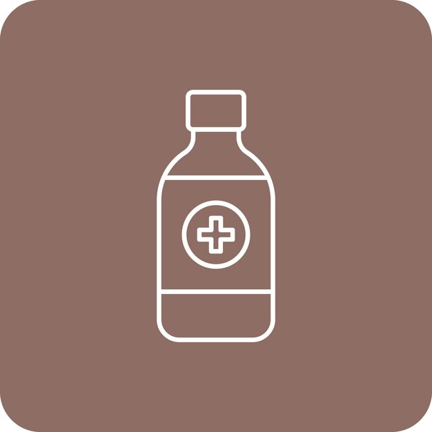 Syrup vector icon Can be used for Pharmacy iconset