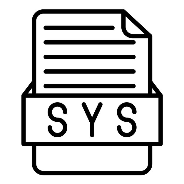 SYS ベクトルイラストのスタイル