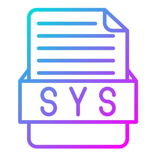 SYS ベクトルイラストのスタイル