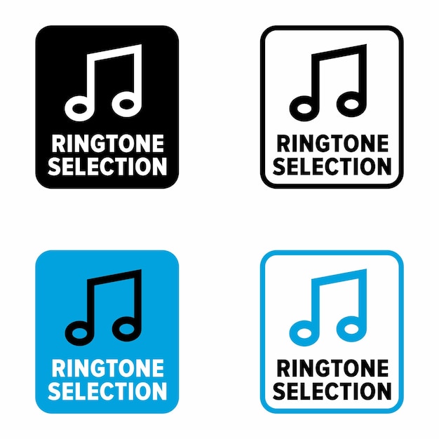 Systeemgeluiden en ringtone selectie functie informatiebord