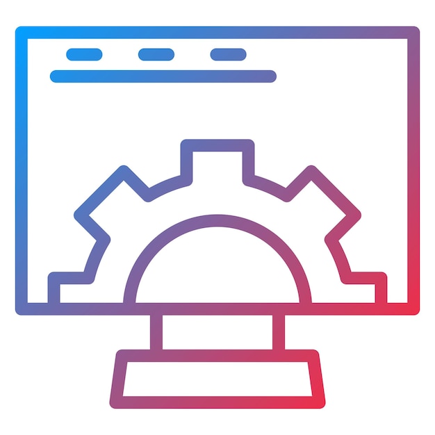 Systeemvereisten Icon vector afbeelding Kan worden gebruikt voor spelontwikkeling