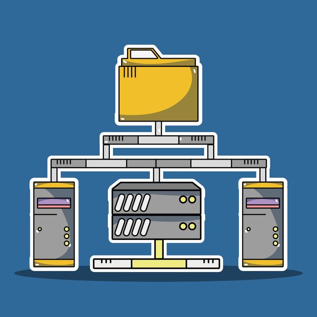 Vector system data center information server