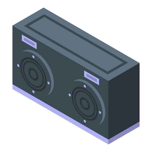 Vector system equipment icon isometric vector modern volume