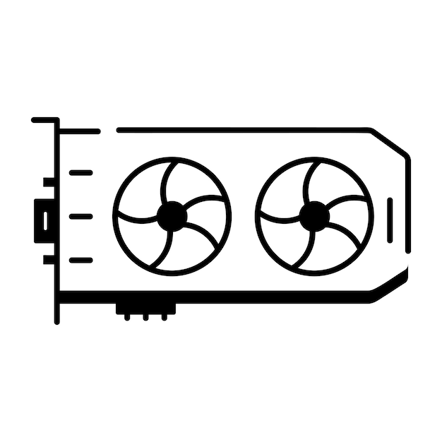 System Hardware Line Icon