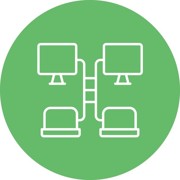 System Netowrk icoon vector afbeelding Kan worden gebruikt voor Cloud Computing