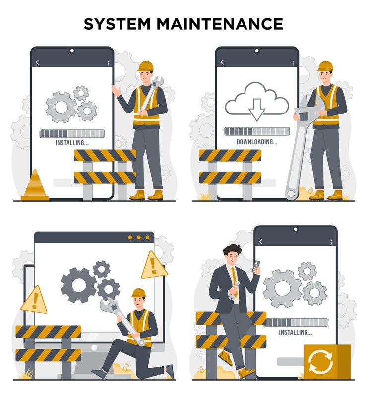 Systemreparatie in het kader van het onderhoudsconcept en foutenbehandeling voor ontwikkelaars van software-updates