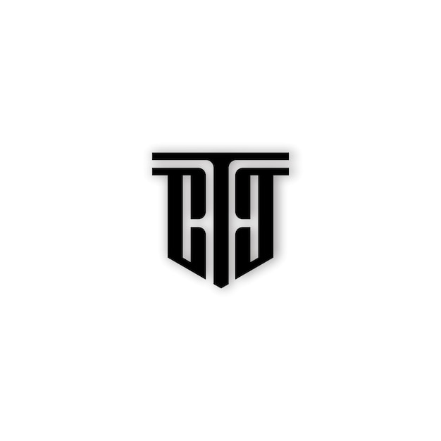 T и c письмо дизайн логотипа концепции