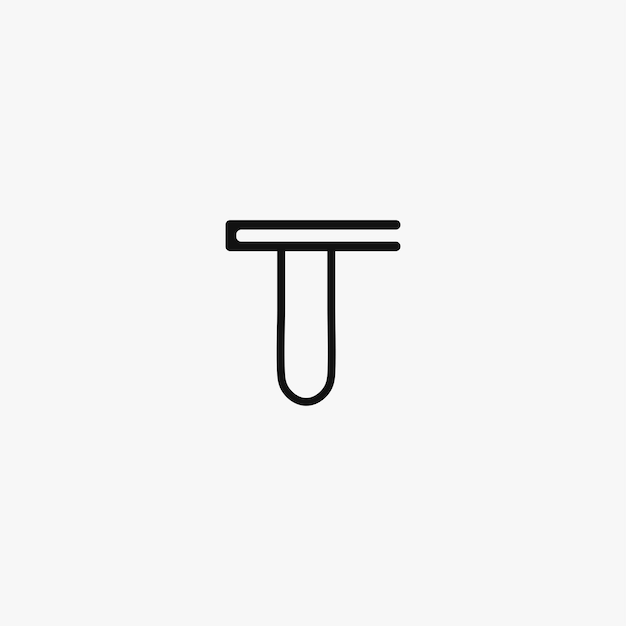 T letter logo design