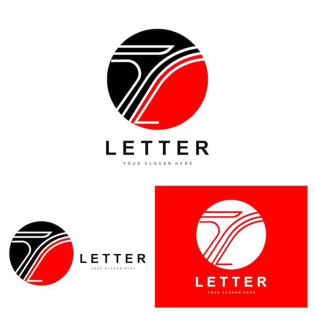 Логотип T Letter Современный векторный дизайн в стиле буквы Подходит для торговых марок с буквой T