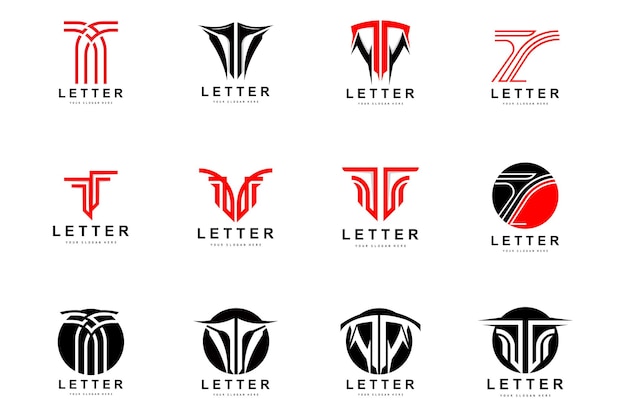 T Letter Logo Modern Letter Style Vector Design Suitable For Product Brands With T Letter