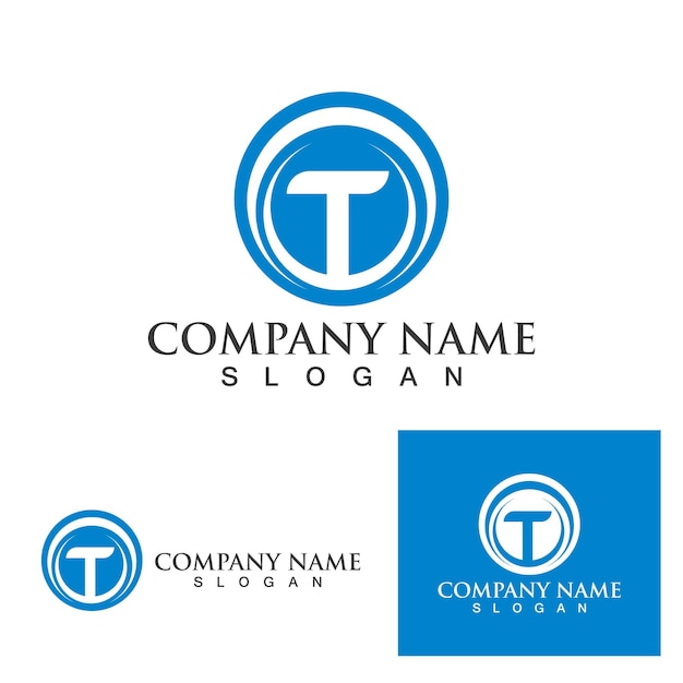 T letter logo and symbol vector