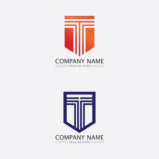 T letter, t logo vector font alphabet design and icon t