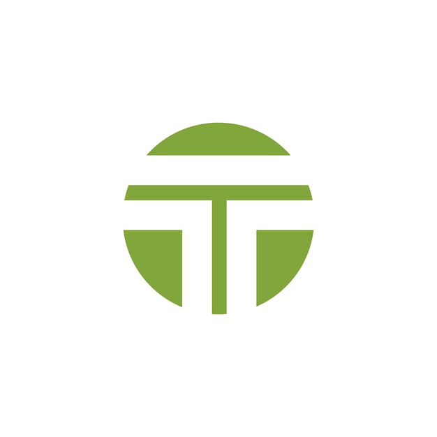 T letter vector icon design