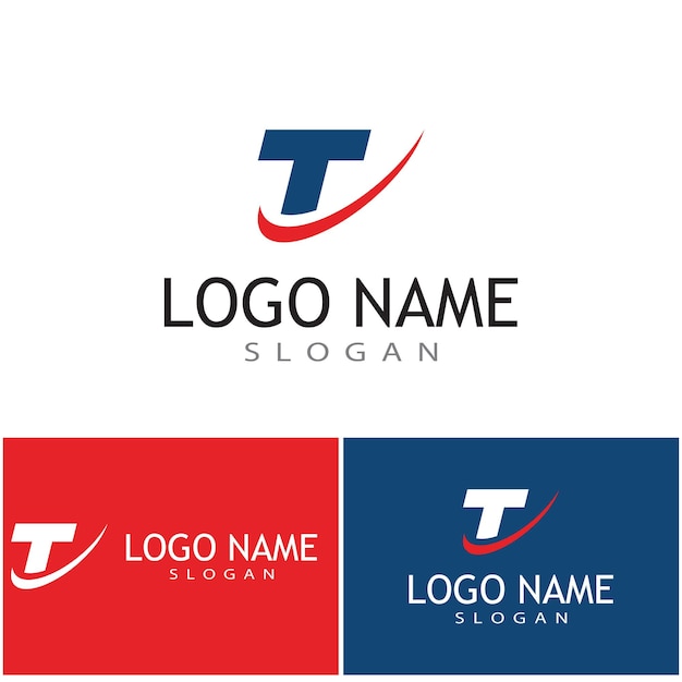 T Logo Template vector symbol nature