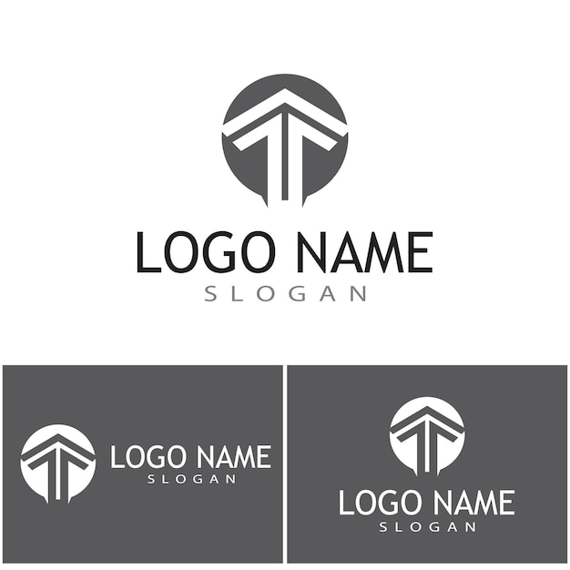 Vector t logo template vector symbol nature