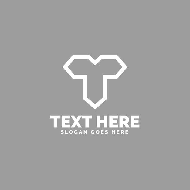 Vector t logo template