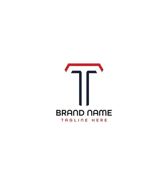 Vector t modern letter logo design