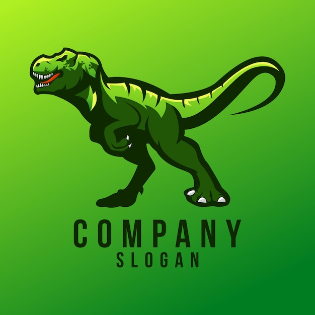 t-rex logo ontwerp