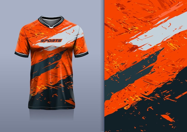 Premium Vector | T shirt abstract grunge sport jersey design for soccer ...