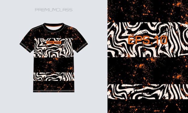 T shirt abstract texture background for extreme sports jersey, racing, soccer and quotes.