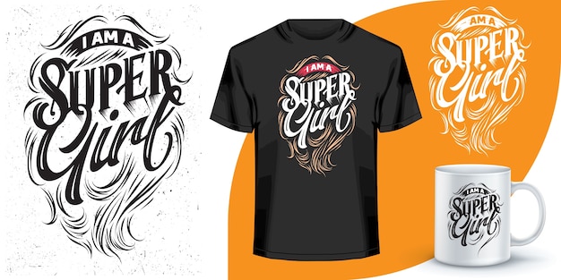 Vector t shirt and coffee mug design