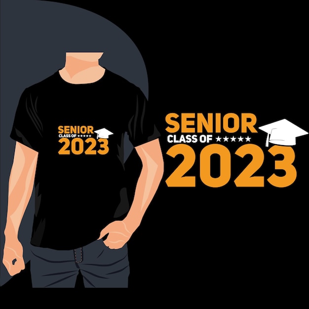 Vettore t-shirt design 2023 citazioni tipografiche