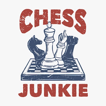 Premium Vector  T shirt design this is how i move with chess vintage