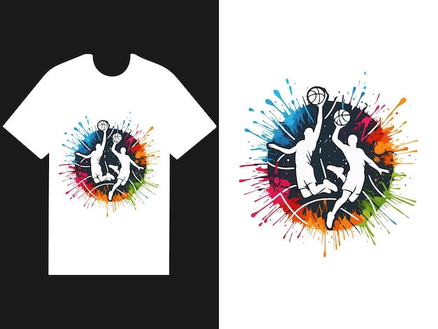 Vector t shirt design color