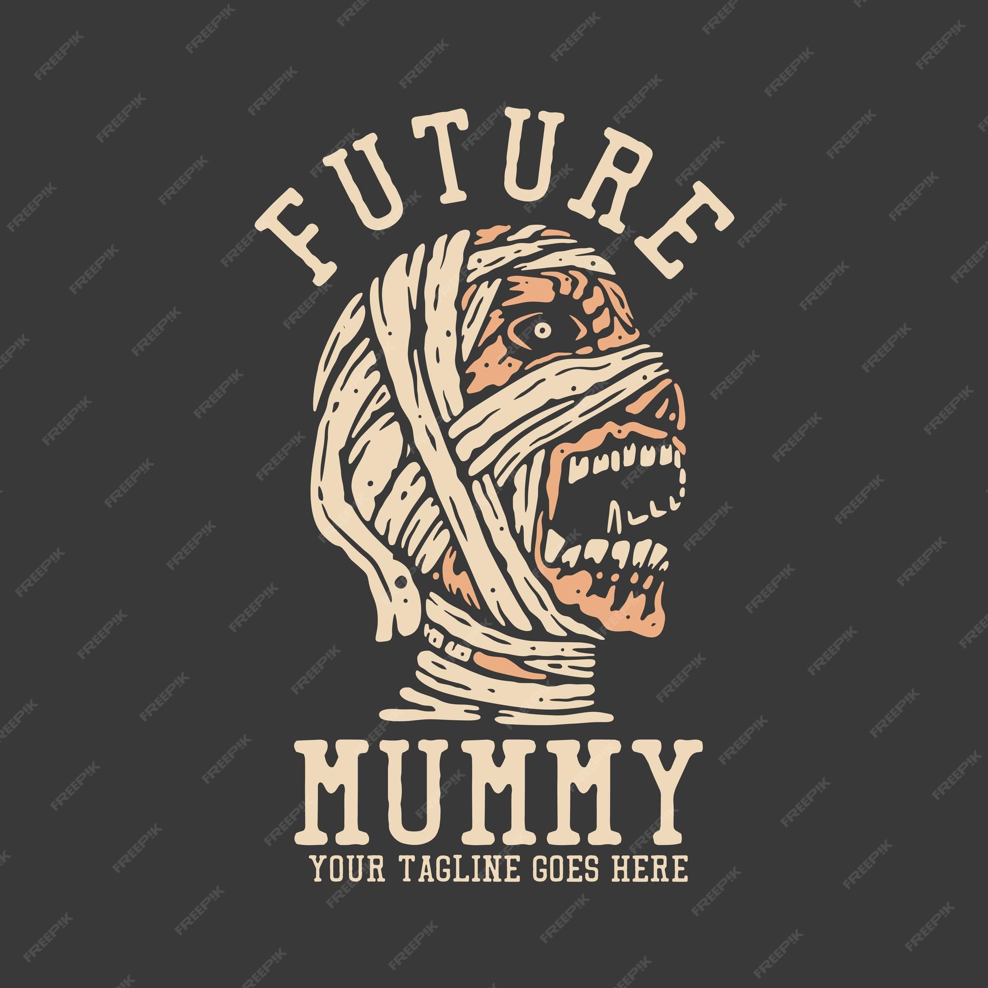 Mummy Vector Illustrations - E Sports T-Shirt Design