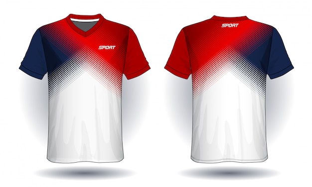 T-shirt design van voetbal jersey sport.