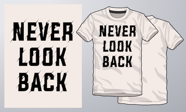 T-shirt en kleding modern ontwerp, typografie.