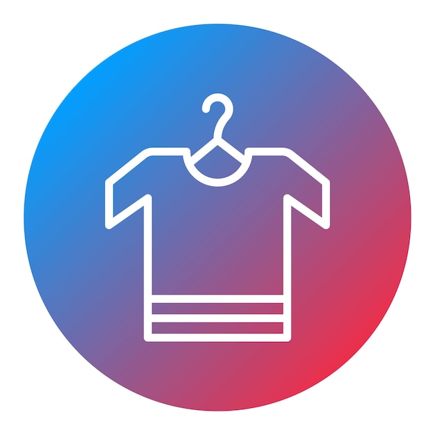 T-shirt icon vector afbeelding Kan worden gebruikt voor Mensenrechten